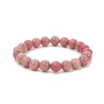 Healing Rhodonite bead bracelet 8mm