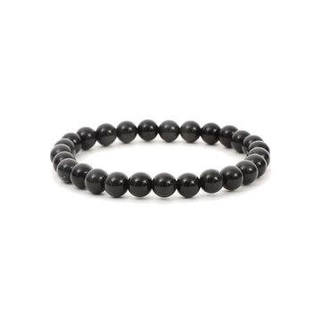 Healing Black Obsidian bead bracelet 6mm