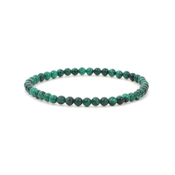 Healing Malachite bead bracelet 4mm