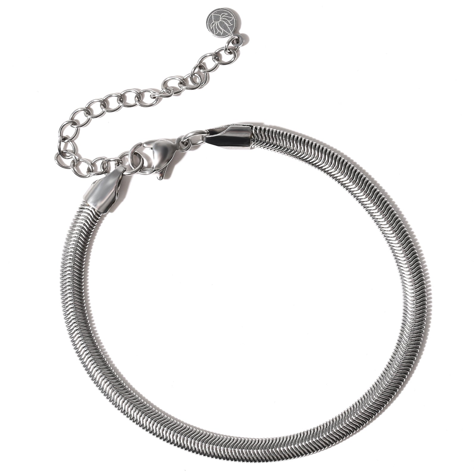 Snake Chain Bracelet, Stainless Steel