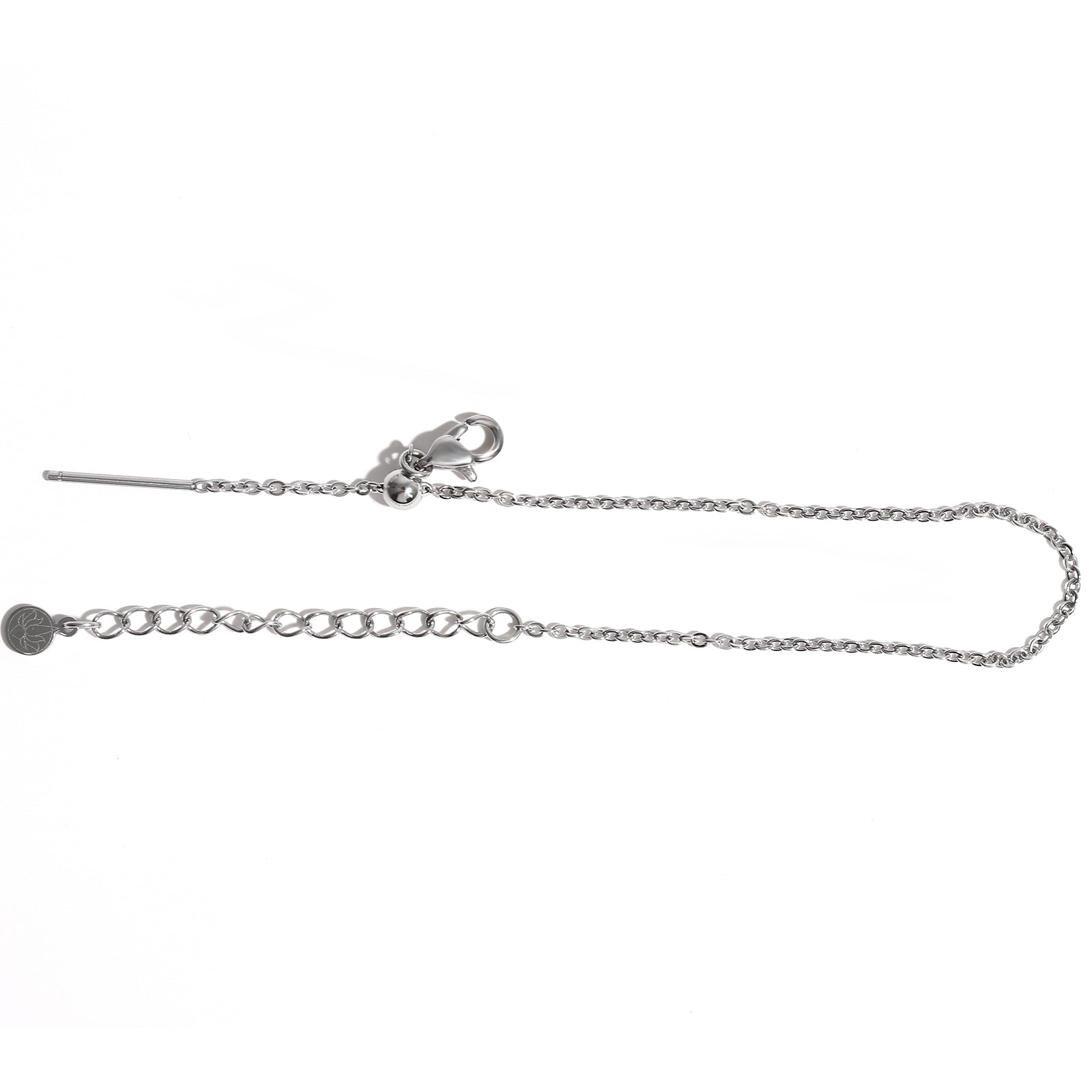 Adjustable Chain Bracelet, Stainless Steel