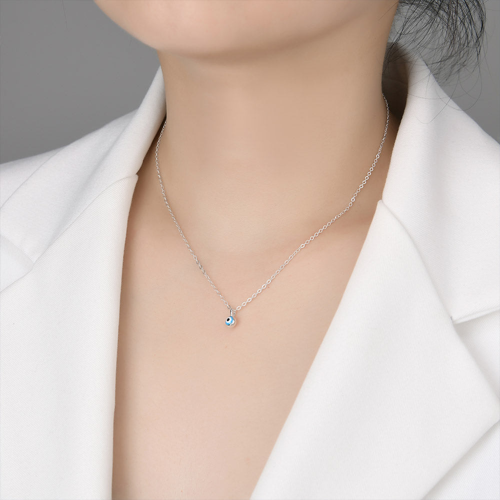 Evil eye Necklace silver