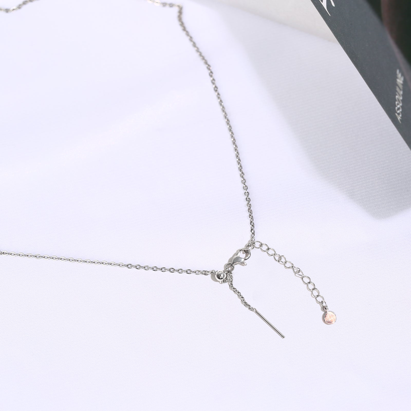 55cm Adjustable Chain Necklace, Stainless Steel