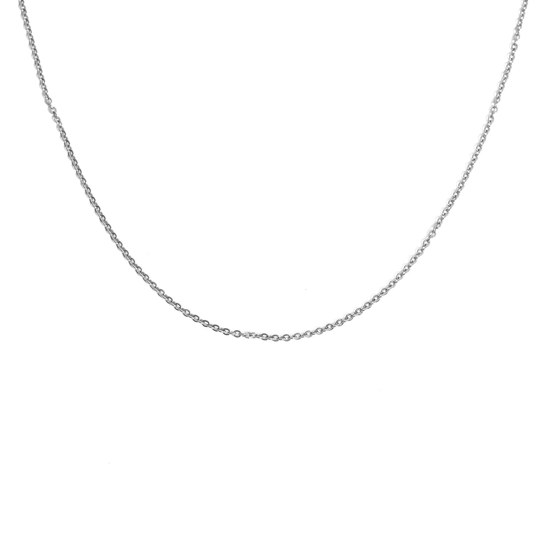 55cm Adjustable Chain Necklace, Stainless Steel