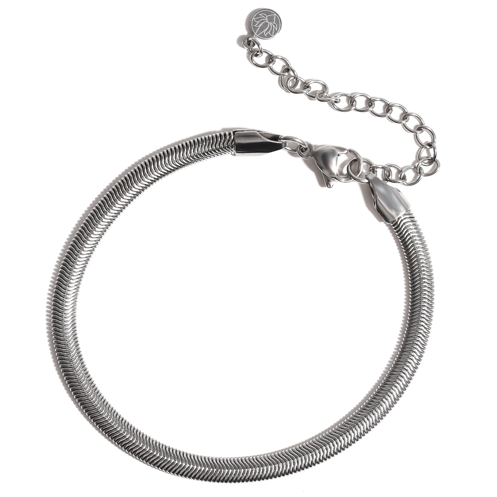 Snake Chain Bracelet, Stainless Steel