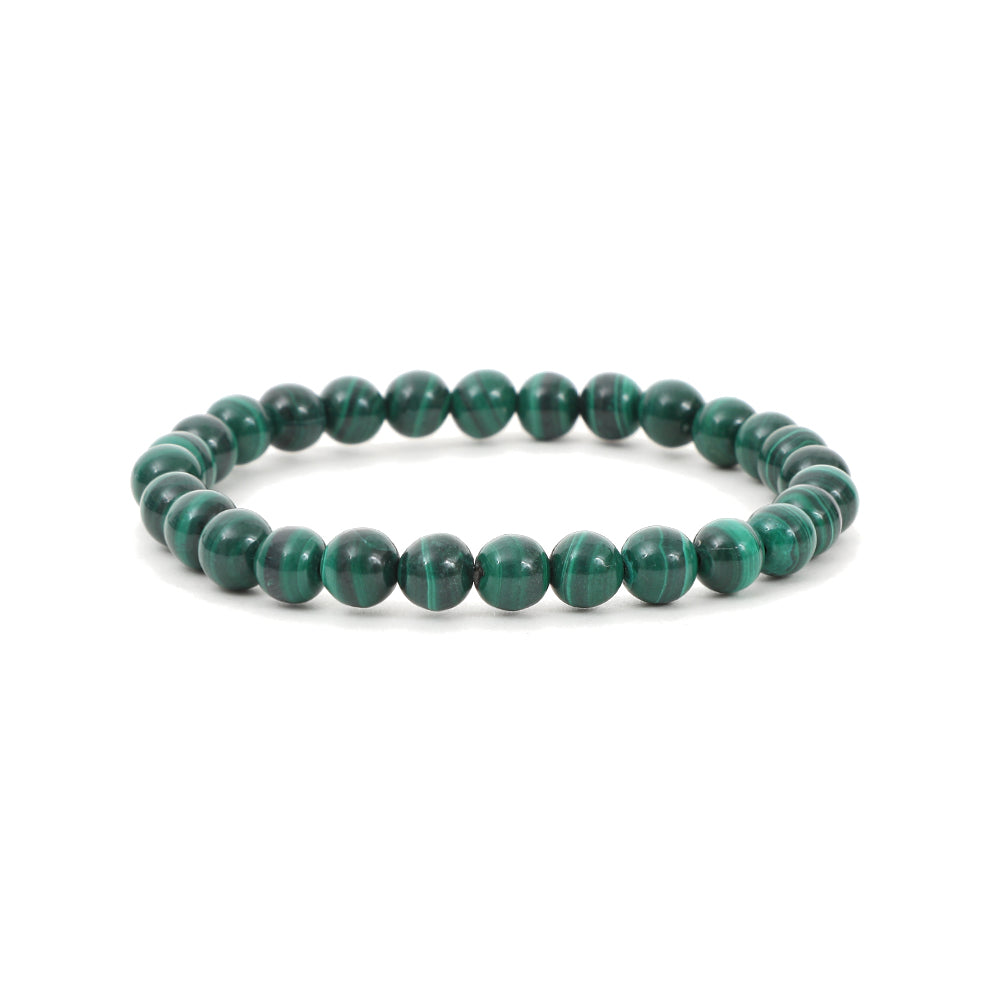 Healing Malachite bead bracelet 6mm