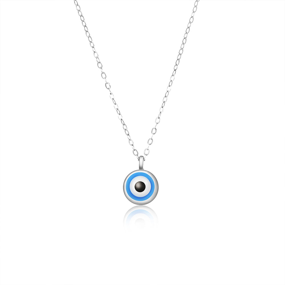 Evil eye Necklace silver