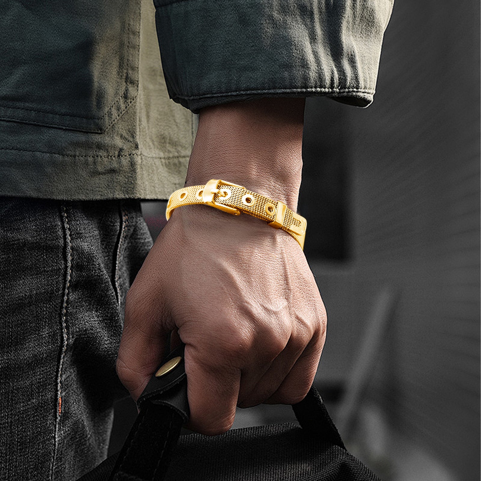 Watch bracelet, Stainless Steel 18K Gold