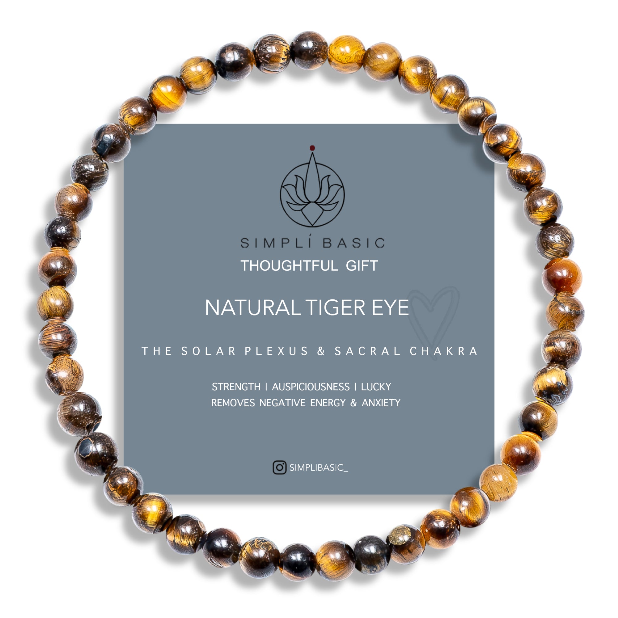 ALL TIGER EYE, YELLOW TIGER EYE 4MM