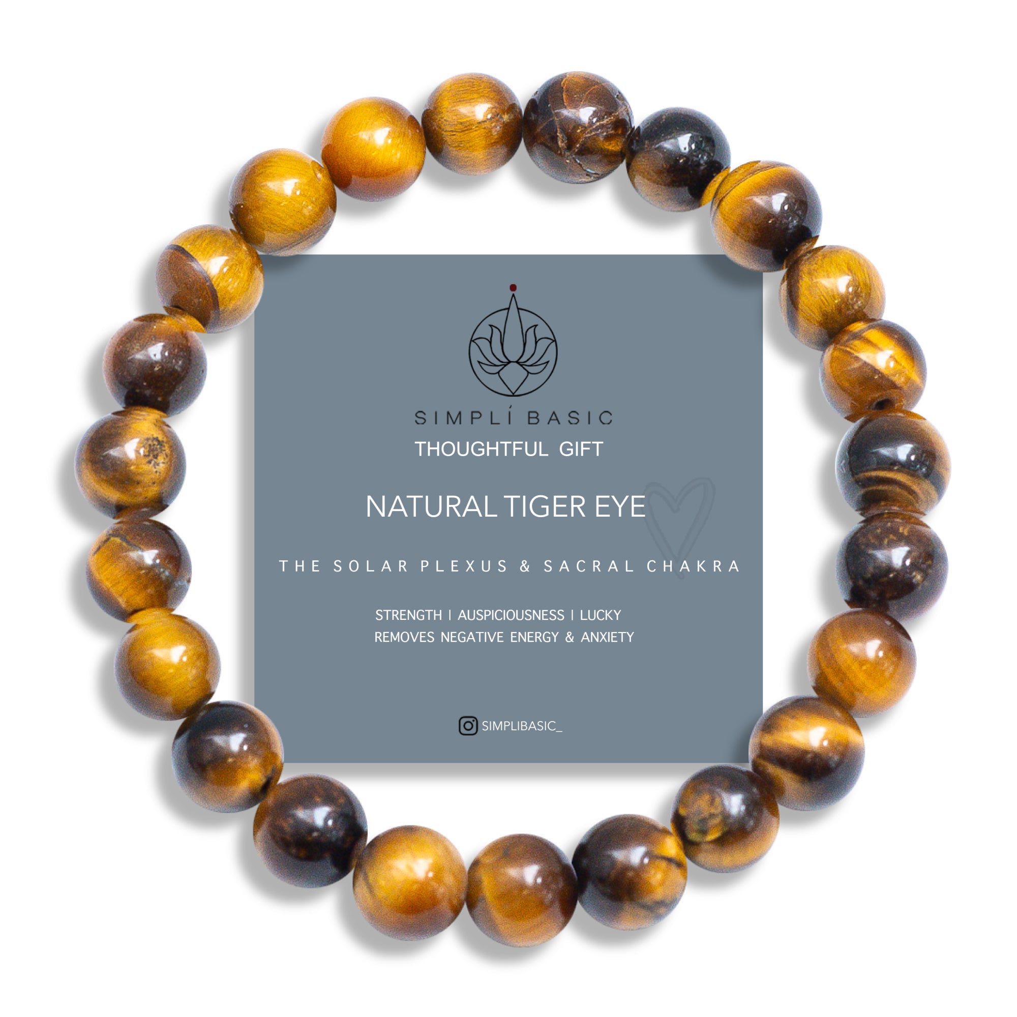 ALL TIGER EYE, YELLOW TIGER EYE 8MM
