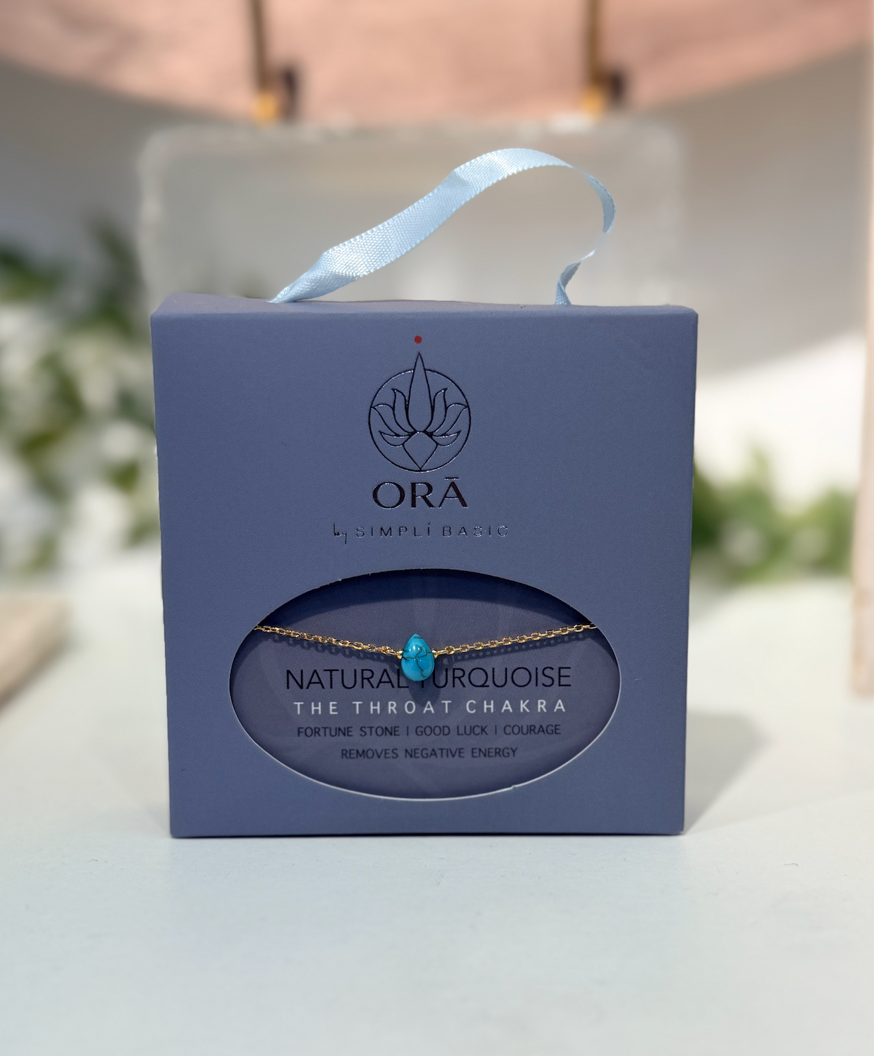 ORĀ Natural Feroza Turquoise Floating Bracelet