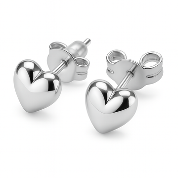 Mini Eternal Heart Studs
